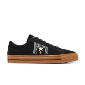 Peanuts x Converse One Star Low Snoopy et Woodstock Baskets Blanc A01873C