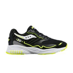 Baskets Saucony 3D Grid Hurricane Noir Blanc Bleu S70646-6