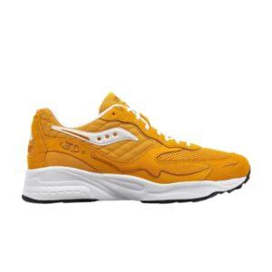 Baskets Saucony 3D Grid Hurricane Moutarde Blanc S70699 3