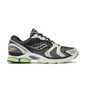 Baskets Saucony ProGrid Triumph 4 Noir Argent Fluo Vert Bleu S70704 5