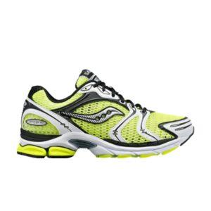 Baskets Saucony ProGrid Triumph 4 Jaune Argent Blanc S70704 6