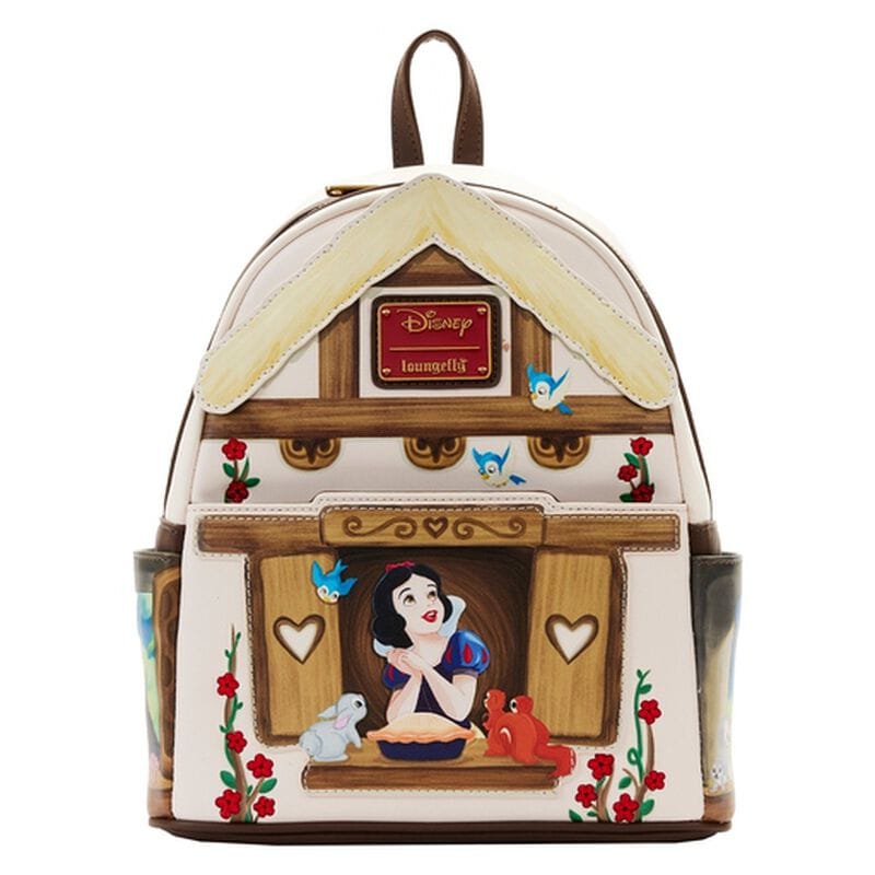 Sac à dos Blanche Neige Scène de Fenêtre Mini Sac à Dos Bleu 638005