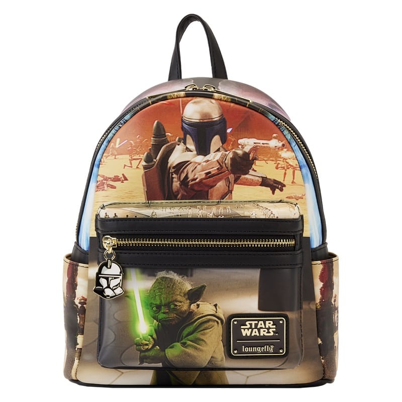 Sac à dos Star Wars : Épisode II – Scène de l'Attaque des Clones Mini sac à dos Noir 636162