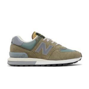 Baskets Stone Island x New Balance 574 Legacy Acier Bleu U574LGST