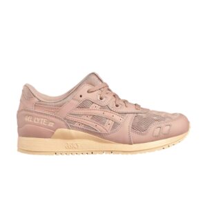 Baskets Wmns Asics Gel Lyte 3 Pêche Beige Noir H756L 7272