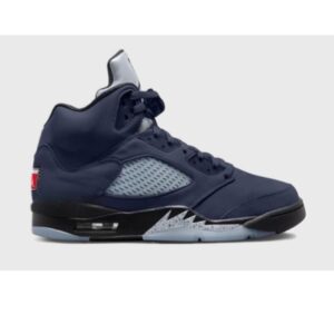 Air Jordan 5 Retro Midnight Navy Baskets Rose FD6812 400