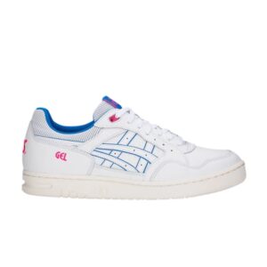 Baskets Asics Gel Circuit Blanc Bleu Directoire 1193A003 100