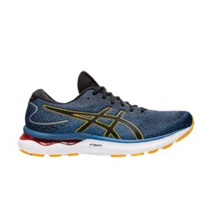 Baskets Asics Gel Nimbus 24 2E Wide Azure Ambre Orange 1011B361 403