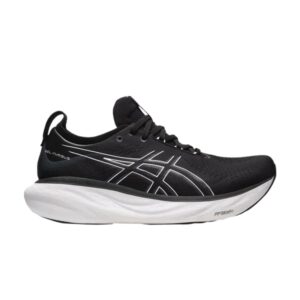 Baskets Asics Gel Nimbus 25 Wide Noir Argent Pur 1011B625 001