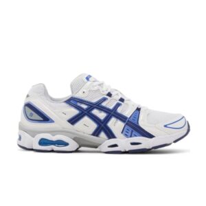 Baskets Asics Gel Nimbus 9 Blanc Bleu Indigo 1201A424 103