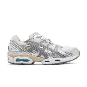 Baskets Asics Gel Nimbus 9 Blanc Acier Gris 1201A424 102