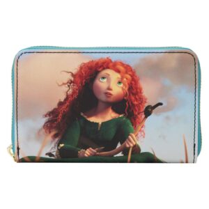 Brave Princess Scenes Portefeuille zippé bleu 644390