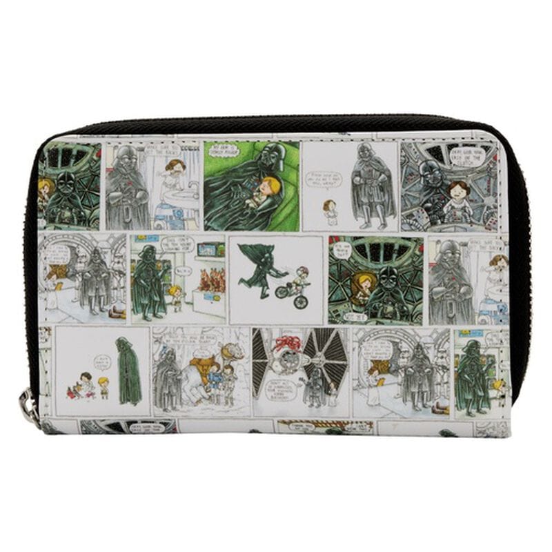 Portefeuille zippé Dark Vador Comic Strip 652281