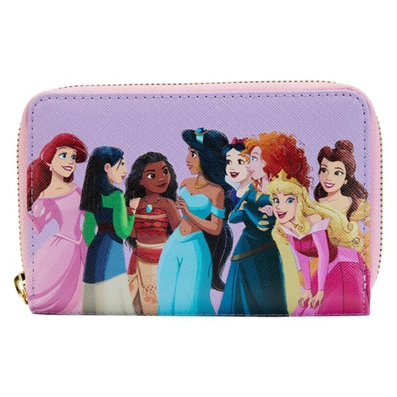 Portefeuille zippé Disney Princess Blanc 653658
