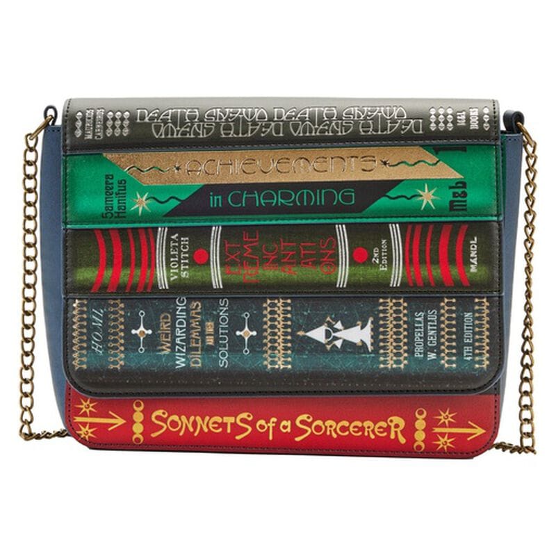 Sac à bandoulière avec sangle en chaîne et livres magiques des bêtes fantastiques 642044