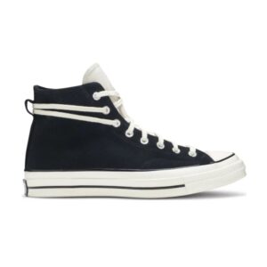 Fear of God Essentials x Converse Chuck 70 High Noir Baskets Argent 167954C