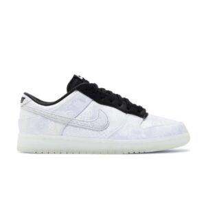 Fragment Design x CLOT x Nike Dunk Low SP 20th Anniversary baskets Blanc/Blanc/Noir FN0315 110