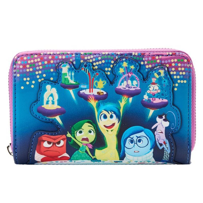 Portefeuille à l'envers avec panneau de commande Glow Zip Around Wallet 652453