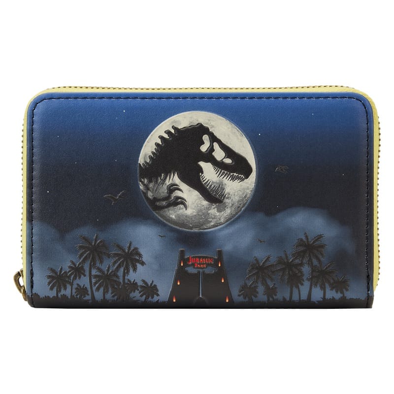 Jurassic Park 30e anniversaire Dino Moon Glow Portefeuille zippé 643711