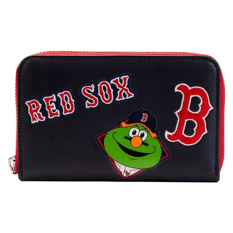 Portefeuille zippé avec patchs MLB Boston Red Sox 644695