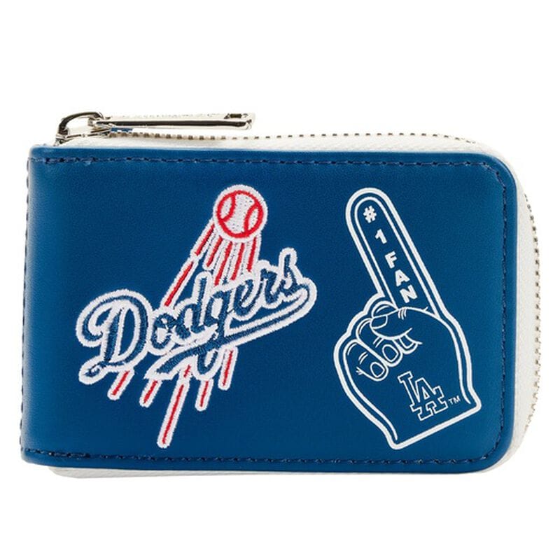 Portefeuille accordéon avec patchs MLB LA Dodgers rouge 653570