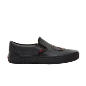 Marvel x Vans Baskets Slip-On Black Widow Bleu VN0A38F7U7K