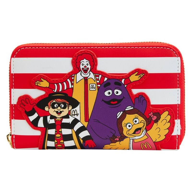 McDonald's Ronald McDonald et ses amis Portefeuille zippé 645055