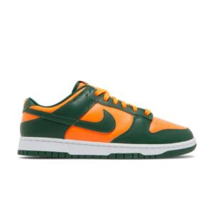 Nike Dunk Low Miami Hurricanes Vert Gorge/Blanc/Orange Total/Vert Gorge DD1391 300