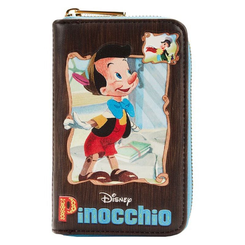 Portefeuille zippé livre Pinocchio 651956