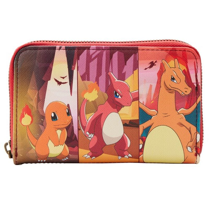 Portefeuille zippé Pokémon Salamèche Evolutions 652296