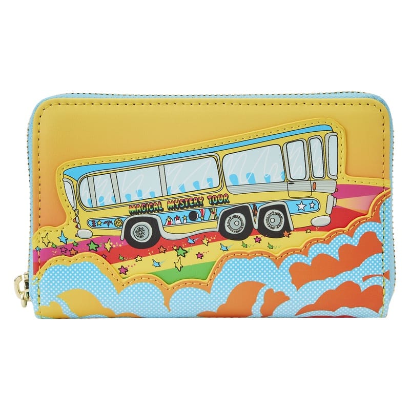 Portefeuille zippé The Beatles Magical Mystery Tour Bus noir 644347