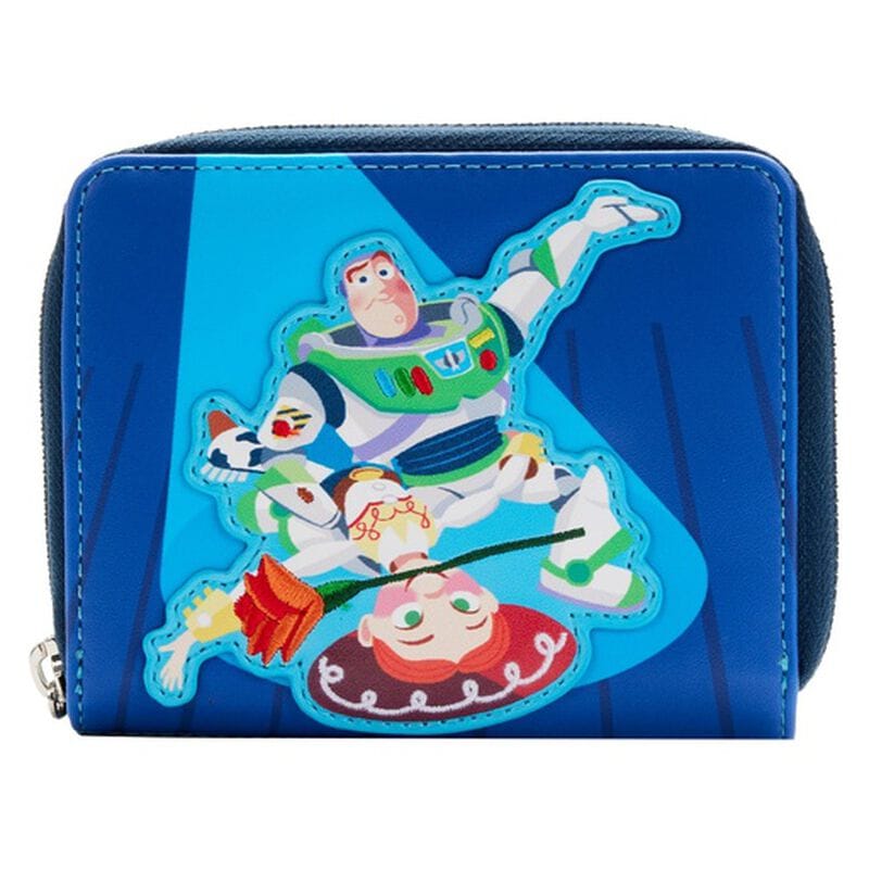 Toy Story Jessie et Buzz l'Éclair Portefeuille zippé noir 653464