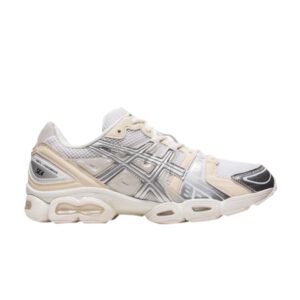 Baskets WIND AND SEA x Asics Gel Nimbus 9 Blanc Argent 1201A801 100
