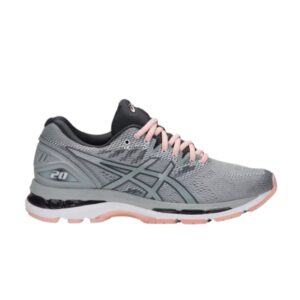 Baskets Wmns Asics Gel Nimbus 20 Mid Gris Rose Bleu T850N 9696