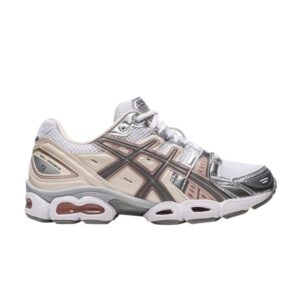 Baskets Wmns Asics Gel Nimbus 9 Blanc Oatmeal 1202A278 104