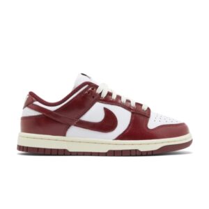 Baskets Wmns Nike Dunk Low Premium Vintage rouge blanc FJ4555 100