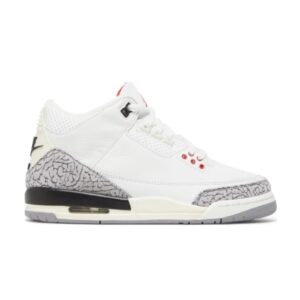 Air Jordan 3 Retro GS Blanc Cement Reimaginé Noir DM0967 100