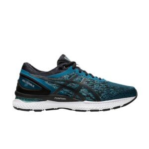 Asics Gel Nimbus 22 Knit Magnétique Bleu Crème 1011A794 400