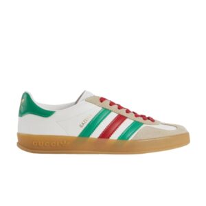 Baskets Gucci x Wmns adidas Gazelle Blanc Vert Rouge Noir 726488 AAA43 9547