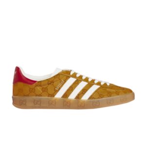 Baskets Gucci x adidas Gazelle GG Monogram Noir HQ8850