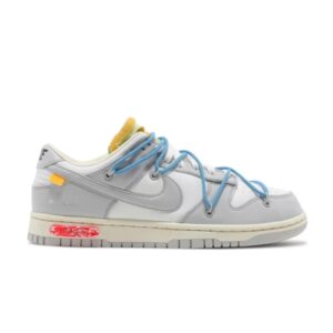 Baskets Off-White x Nike Dunk Low Lot 05 de 50 Voile/Gris Neutre DM1602 113