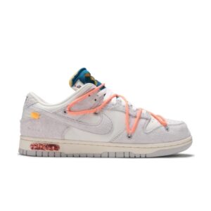 Off-White x Nike Dunk Low Lot 19 sur 50 Voile/Gris neutre/Orange Pulse DJ0950 119