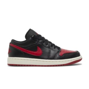 Wmns Air Jordan 1 Low Bred Sail Baskets Crème DC0774 061