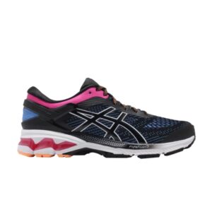 Baskets Wmns Asics Gel Kayano 26 Noir Bleu Côte Violet 1012A457 004