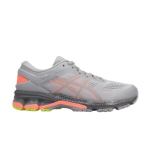 Femme Asics Gel Kayano 26 Hyper Flash – Piémont Gris Soleil Corail 1012A536 020