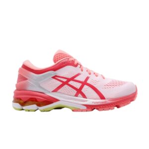 Baskets Wmns Asics Gel Kayano 26 Kai Blanc Laser Rose 1012A544 100