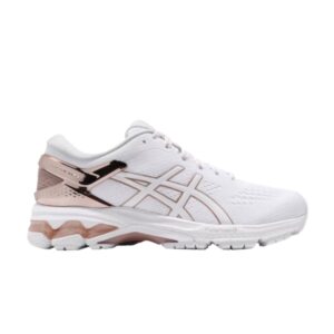 Baskets Wmns Asics Gel Kayano 26 Platinum Rose Or Bleu 1012A749 100