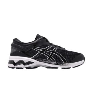 Baskets Wmns Asics Gel Kayano 26 Wide Noir Blanc 1012A459 001