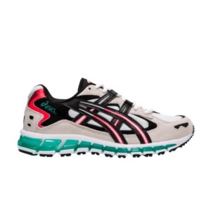 Baskets Wmns Asics Gel Kayano 5 360 Crème Vert Blanc 1022A140 101