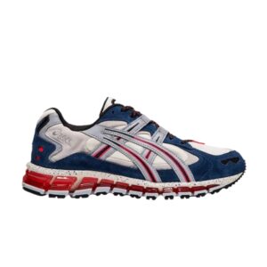 Baskets Wmns Asics Gel Kayano 5 360 Crème Mako Bleu 1022A139 100